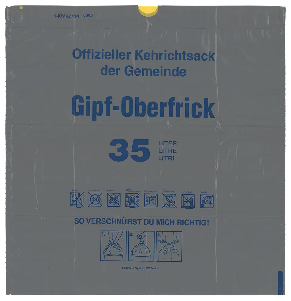 Gebührensack Gipf-Oberfrick