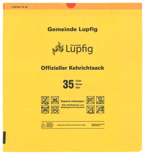 Gebührensack Lupfig