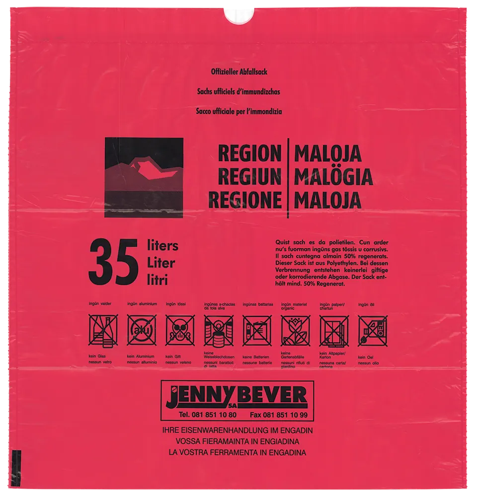 Gebührensack Maloja