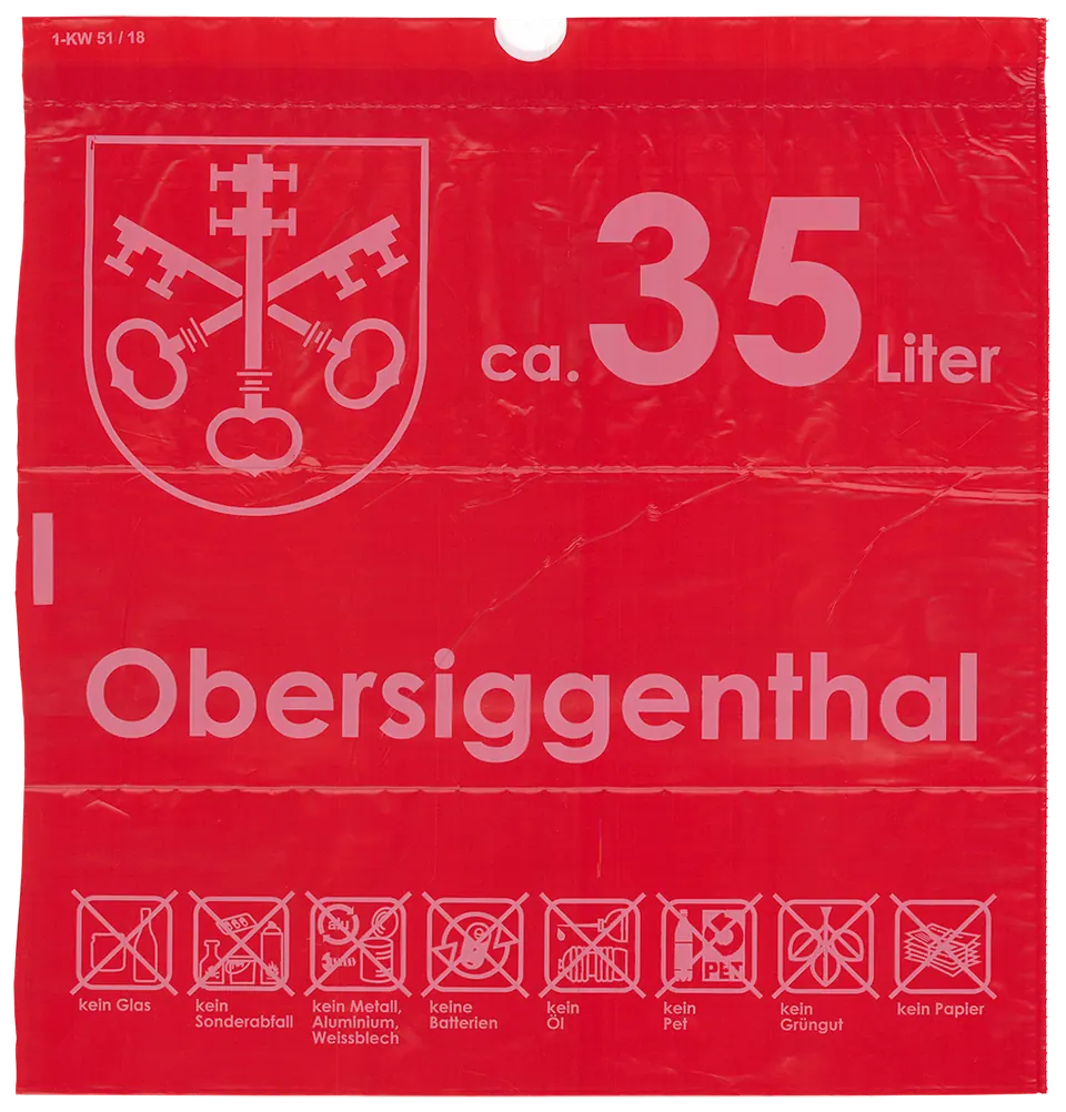Gebührensack Obersiggenthal