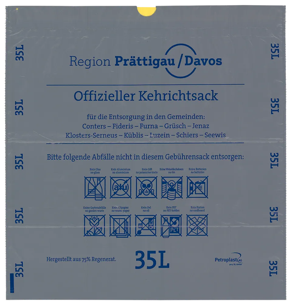 Gebührensack Prättigau/Davos