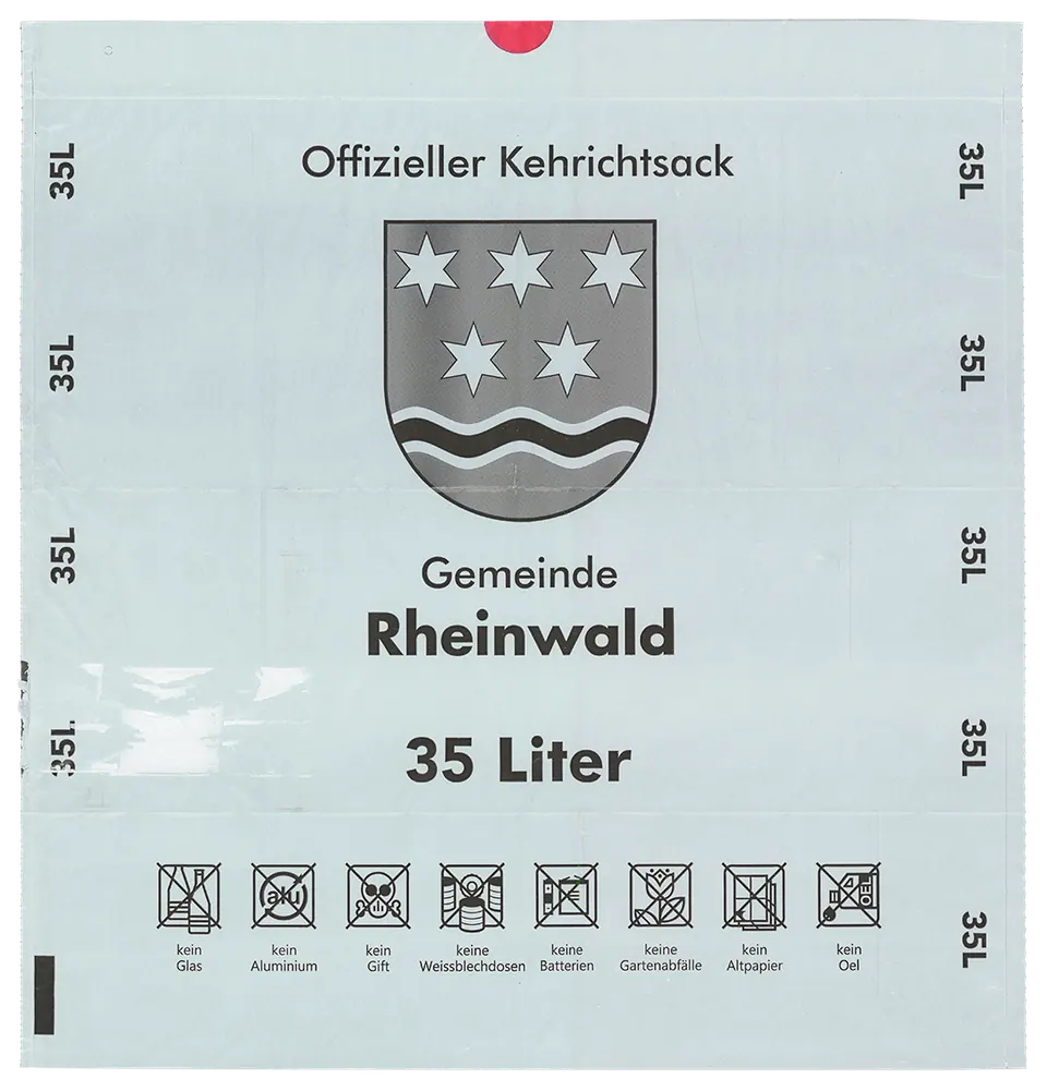 Gebührensack Rheinwald