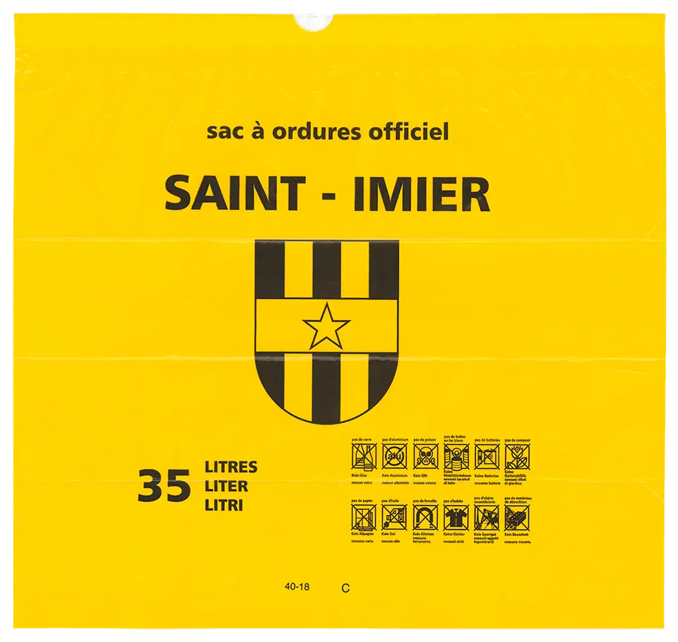 Gebührensack Saint-Imier